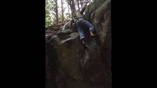 Video thumbnail of Bah Humbug, V4. Cypress Mountain