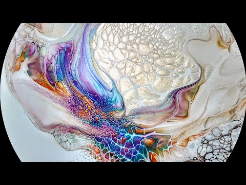 Beautiful Dutch Bloom ~ New Colour Combo ~ #fluidart #acrylicpouring #abstract #tlp