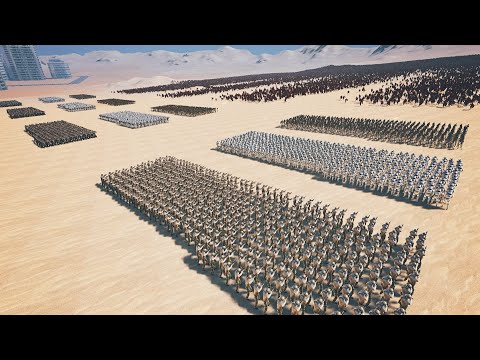 Can Star Wars Army Stop 40,000 Spartans ? | Ultimate Epic Battle Simulator | UEBS