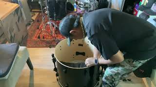 Video thumbnail for Evans EMAD 2 Clear Bass Batter Head:  Head Installation, Care and Maintenance by HAINES WORLD TV