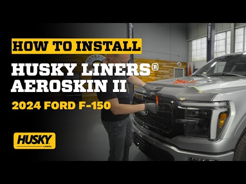 How to Install Husky Liners Aeroskin II Hood Protector on a 2024 Ford F-150