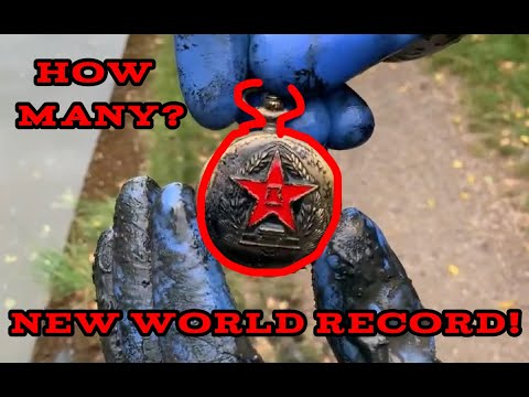 This has to be a new record Magnet Fishing #173