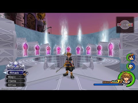 Kingdom Hearts 2 Final Mix (PS4) - All Data Organization XIII Fights No Damage (LV1 Critical Mode)