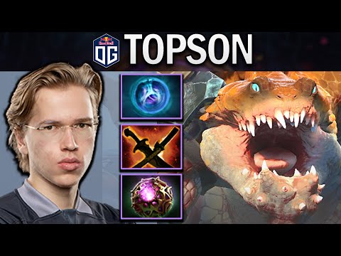 OG.TOPSON PRIMAL BEAST WITH 26 KILLS & LINKENS - DOTA 2 7.31 GAMEPLAY
