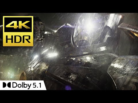 Pacific Rim (2013) - Gipsy Danger vs. Leatherback [4K HDR - Dolby 5.1]