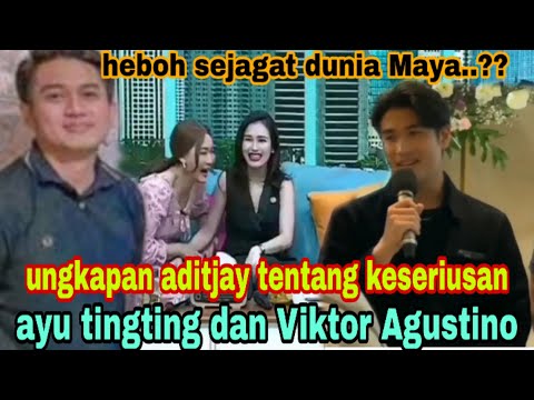 4nc4m4n aditjay bukan main" perihal keseriusan ayu  dan Viktor Agustino yg bikin heboh dunia Maya..?