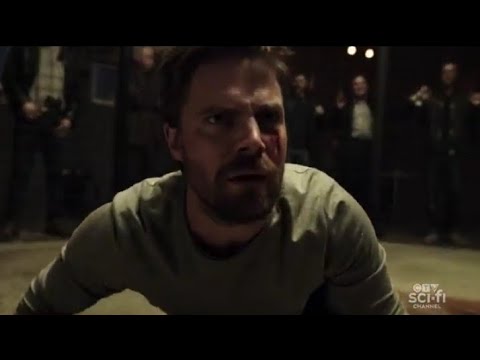 Arrow 8x05 Oliver enters the Cage