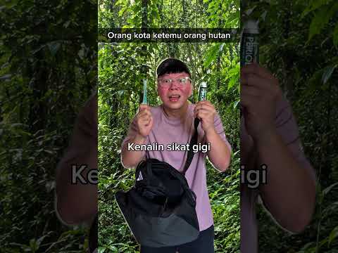 Orang kota ketemu orang hutan 🥶 #yedishow #comedy #relateable #shorts