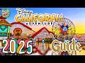 Disney California Adventure RIDES ATTRACTIONS 2025 Disneyland Resort Anaheim California