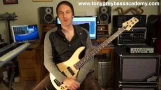 Bass Guitar Lesson - Phrygian Mode - Tony Grey