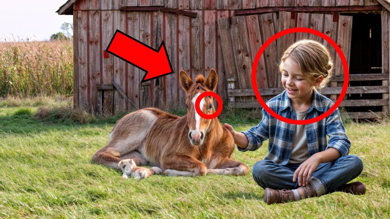 😭 CABALLO NACE CIEGO Y ES ABANDONADO. PERO NIÑA LO RESCATA Y OCURRE UN MILAGRO QUE TE HARÁ LLORAR...