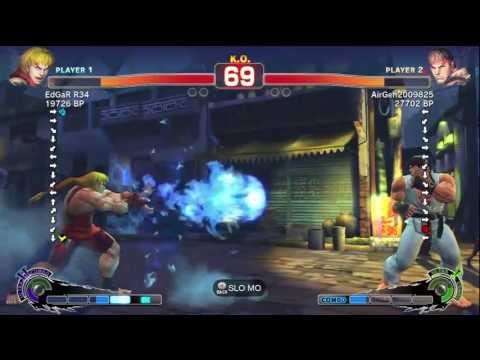 Air [Ryu] vs EdGaR R34 [Ken] SSF4 Online Ranked Matches - TRUE-HD