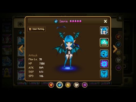 Summoners War - Izaria (water succubus) damage test