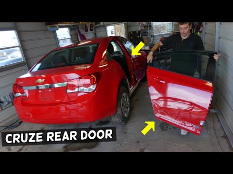 REAR DOOR REMOVAL REPLACEMENT CHEVROLET CRUZE, CHEVY CRUZE SONIC