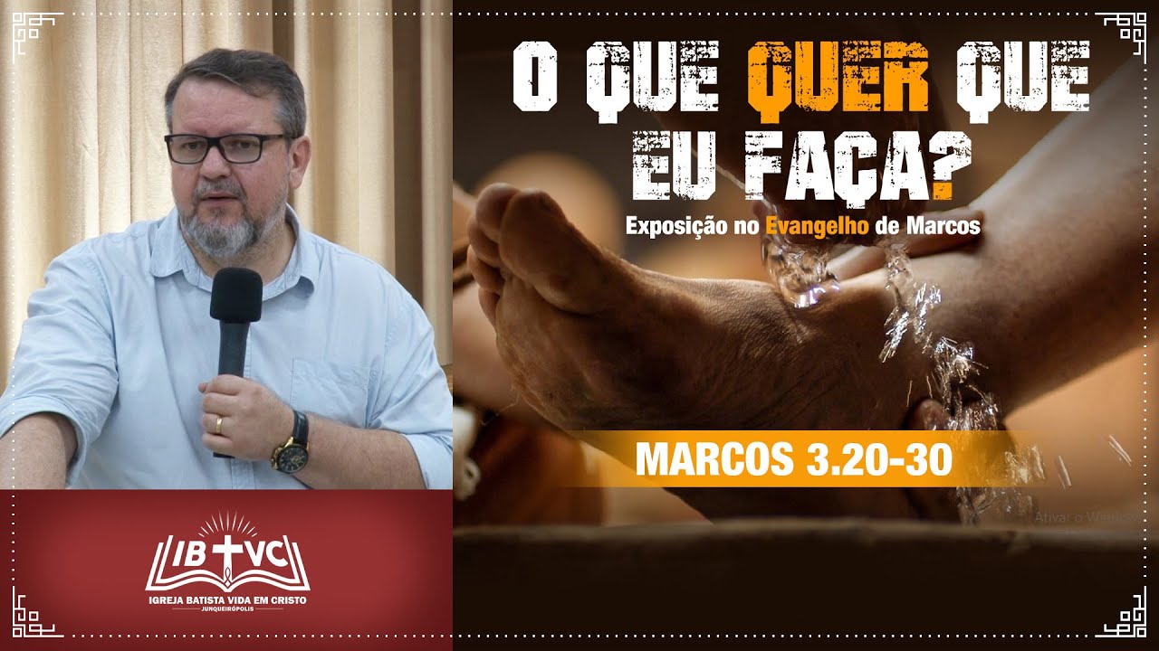 O PECADO IMPERDOÁVEL - MARCOS 3.20-30