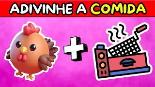 🍔ADIVINHE A COMIDA PELOS EMOJIS 🍕 - SÓ OS FAMINTOS VÃO ACERTAR ESSE QUIZ 😂| EMOJI QUIZ