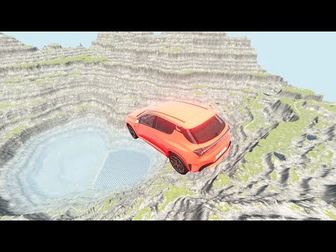 Cars vs Leap of Death | Beamng Drive Gameplay - 44