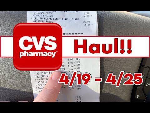 CVS Haul | (4/19-4/25) | Huge Toothpaste Money Maker | Shop with Sarah | 4-21