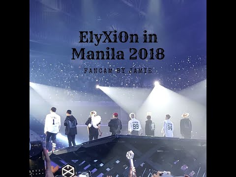 EXO Planet 4: The ElyXiOn in Manila 2018 VIP STANDING Concert Fancam