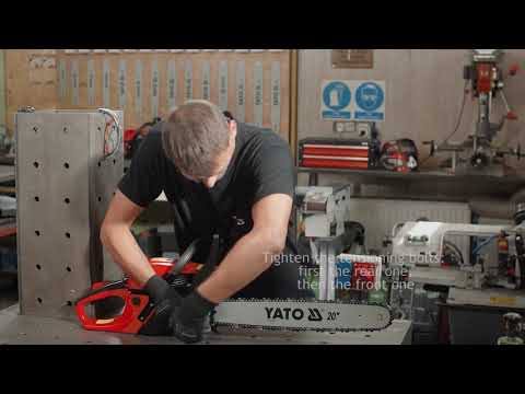 Бензопила YATO 56,5 см?, 2,5 кВт, шина 20" (48 см) - мощный инструмент Бензопила YATO 56,5 см?, 2,5 кВт, шина 20" (48 см) - мощный инструмент