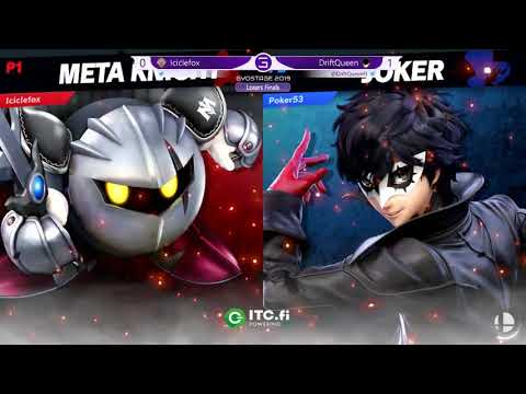 Gyostage 2019 - Ultimate Singles - Losers Finals - Iciclefox(Samus, Metaknight) vs DriftQueen(Joker)