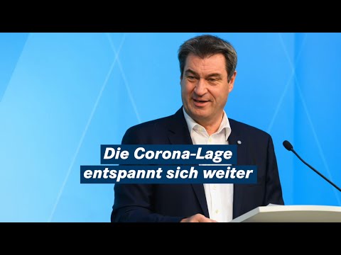 Ministerpräsident Dr. Markus Söder nach der Kabinettssitzung am 18. Mai 2021 - Bayern