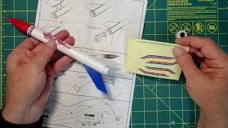 Estes "Mini Alpha" model rocket assembly