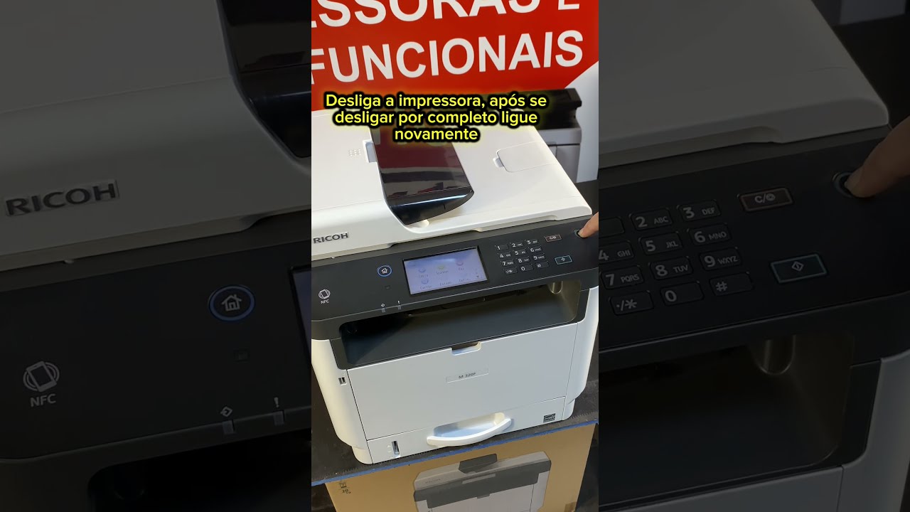 Reset erro SC542/553 RICOH SP 3710SF e RICOH M 320F