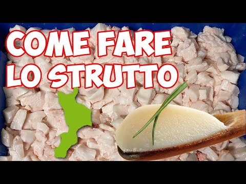 💪How to Make Lard - Sugna - Nzogna in Calabria - Calabrian Traditions🔥