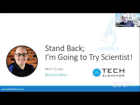 DotNet Open Source Days - Scientist DotNet Overview - Matt Eland