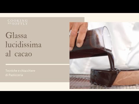 Very shiny cocoa glaze - delicious recipe