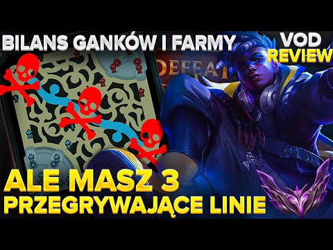 Bilans ganków i farmy, ale masz 3 linie bez prio- VOD Review Ekko Master JGL