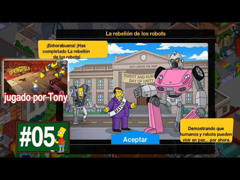 Los Simpson Springfield "Robots'21: Cap. 5 - Fin de la Rebelión de los Robots" por Tony