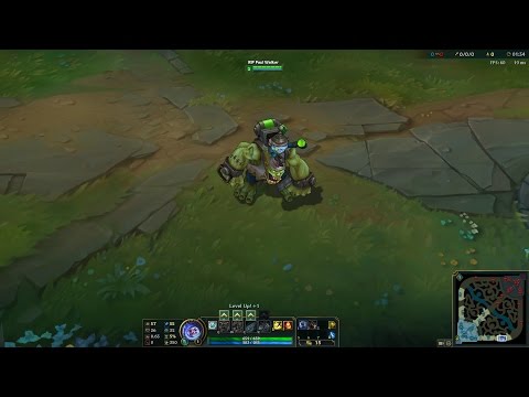 Zombie Nunu Skin - 1350RP - In Game Preview - PBE Server - League Of Legends