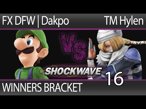 SW16 Smash 4 - FX DFW Dakpo (Luigi) vs TM Hylen (Sheik, Toon Link) - Winners Bracket