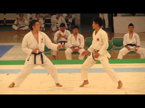 JKA 56th All Japan Kumite Yuzuki vs Chubachi 第56回協会全国　柚木選手 対 忠鉢選手