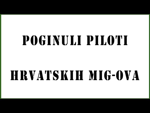 Poginuli piloti nadzvučnih aviona HRZ-a 1992-1996