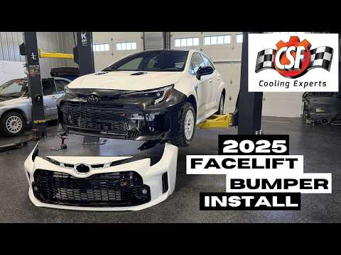 GR Corolla 2025+ Facelift bumper Install + CSF Radiator Install