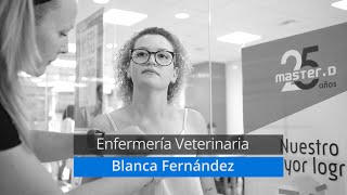 Blanca estudia Curso superior en enfermería veterinaria general, ecuestre y exóticos en Master.D Alicante Blanca estudia Curso superior en enfermería veterinaria general, ecuestre y exóticos en Master.D Alicante