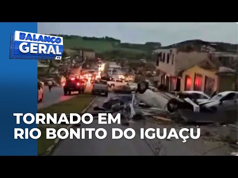 Tornado em Rio Bonito do Iguaçu arrasta carros e casas deixando mais de 400 feridos e 6 mortos