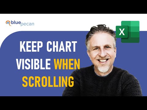 How to Keep a Chart (or Charts) Visible when Scrolling in Excel?