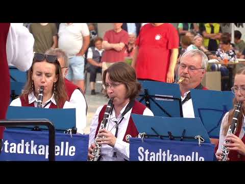 Stadtkapelle Kulmbach "Die Regimentskinder" ,Platzkonzert 25.07.2024