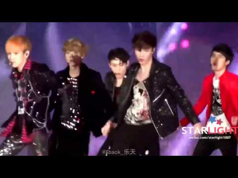 Lucifer - exo stage with Shinee (Lay Focus)