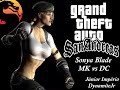 Sonya Blade from Mortal Kombat vs DC para GTA San Andreas vídeo 1