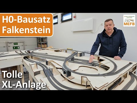 Anlage Falkenstein / MEFB / Holzbausatz / Modelleisenbahn bauen / Spur H0 / Märklin / C-Gleis