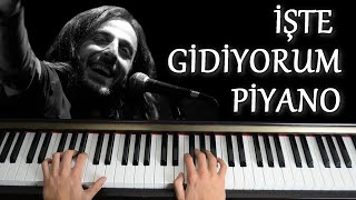 İşte Gidiyorum Kazım Koyuncu Piyano Tutorial