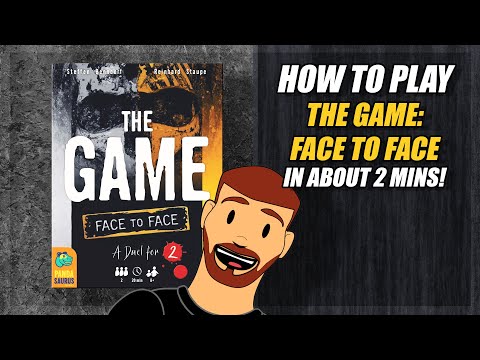 HOW TO PLAY - The Game: Face To Face in about 2 minutes!!