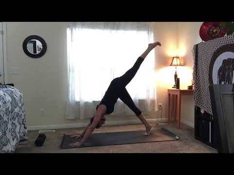 Level 3 yoga with weights and backbends