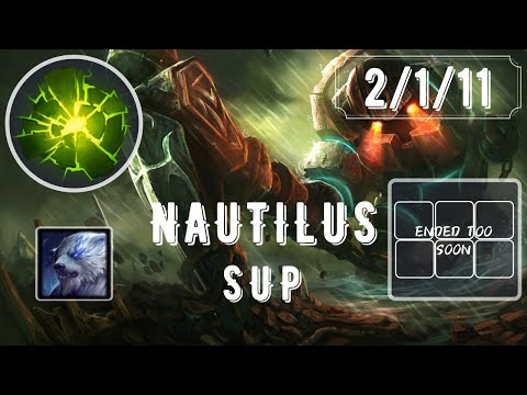 Cap 148 - LOL Nautilus Support vs Volibear Gameplay Highlights Montage 2020 輔助精華 帝魯斯 노틸러스 ノーチラス