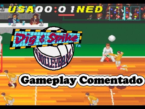 Dig & Spike Volleyball Super Nintendo